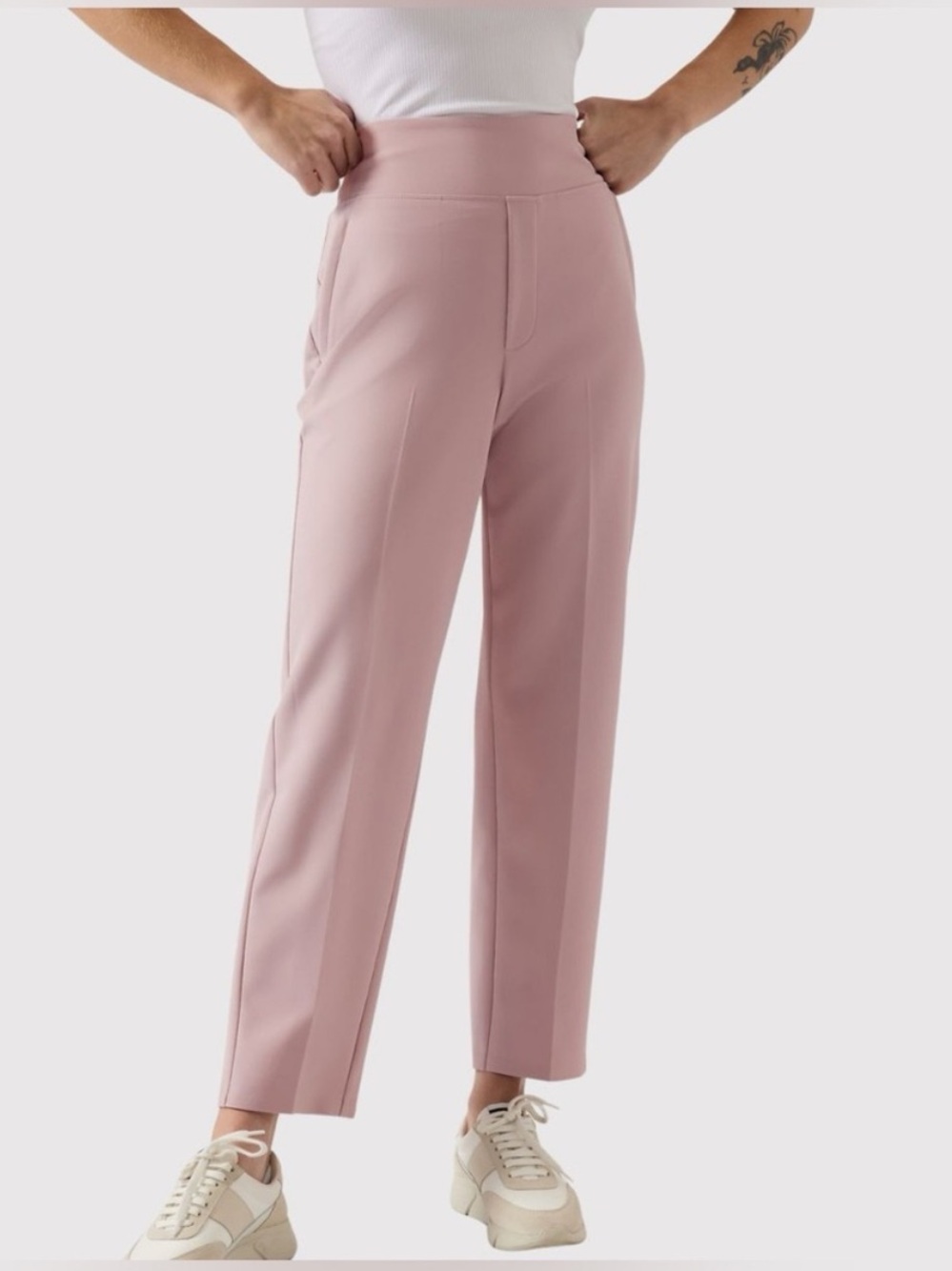 Athleta Endless pants Soft Blush Straight-Leg Pull-On Pants